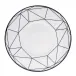 Gem Cut Onyx Bread & Butter Plate