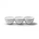 Diamond 14" Triple Round Snack Bowls