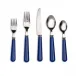 Provence Blue 20 pc Flatware Set (4 dinner forks, 4 dinner knives, 4 dinner spoons, 4 teaspoons, 4 dessert forks)