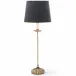 Clove Stem Buffet Table Lamp With Black Shade