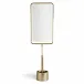 Geo Rectangle Table Lamp, Natural Brass