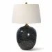 Harbor Ceramic Table Lamp, Black