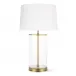 Southern Living Magelian Glass Table Lamp Natural Brass