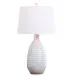 Coastal Living Glimmer Ceramic Table Lamp, Pearlized White