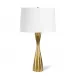 Southern Living Naomi Resin Table Lamp, Gold Leaf