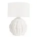 Caspian Ceramic Table Lamp White Large