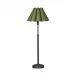 Polly Buffet Lamp (Blackened Brass with Green Scalloped Shade)