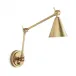 Sal Task Sconce Natural Brass