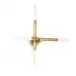 Cass Sconce Natural Brass