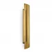 Flute Sconce Natural Brass