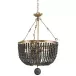 Southern Living Fabian Wood Bead Chandelier