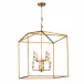 Southern Living Cape Lantern Antique Gold Leaf