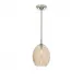 Artemis Pendant Single (Polished Nickel Champagne Glass)