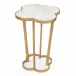 Clover Table, Natural Brass