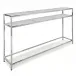 Echelon Console Table Polished Nickel