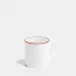 Double Line Burnt Orange Mug