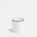 Double Line Matte Black Mug