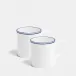 Double Line Cobalt Mug Large 350ml 12fl oz Set of 2
