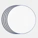 Line Cobalt Coupe Dinner Plate (28cm) Set of 4