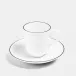 Line Anthracite Bone China Espresso Cup 3.4 oz (Special Order)