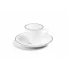 Line Anthracite Bone China Deco Espresso Cup 3.4 oz (Special Order)