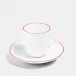 Line Burnt Orange Bone China Espresso Cup 3.4 oz (Special Order)