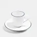 Line Cobalt Bone China Espresso Saucer 5.1" Rd (Special Order)