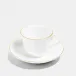 Line Gold Bone China Teacup 5 oz (Special Order)