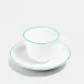 Line Spearmint Bone China Tea Saucer 5.7" Rd (Special Order)