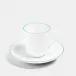 Line Spearmint Bone China Espresso Cup 3.4 oz (Special Order)