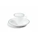 Line Teal Bone China Deco Espresso Cup 3.4 oz (Special Order)