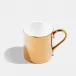 Reflect Bone China Gold Medium Mug 8.5 oz