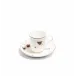 Victoria & Albert Dragon Flower Bone China Espresso Saucer 5.1" Rd (Special Order)