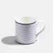 ZigZag Cobalt Blue Bone China Large Mug 11.8 oz