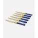 Vittoria Oro Blue Table Fork (Special Order)