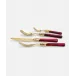 Vittoria Oro Bordeaux Flatware (Special Order)
