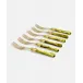 Vittoria Oro Olive Green Table Fork (Special Order)