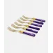 Vittoria Oro Violet Table Fork (Special Order)