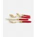 Laura Oro Red Flatware (Special Order)