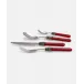 Vintage Red Flatware
