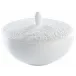 Italian Renaissance White Sugar Bowl 4.6 White