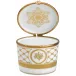 Chambord White Candle Box Rd 3.1496" in a gift box