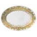 Chelsea Gold White Oval platter 16.1 x 11.811 in.