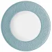 Mineral Irise Sky Blue Dinner Plate With Engraved Rim Diam 10.6 in