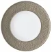 Mineral Irise Warm Grey Dinner Plate with engraved rim Round 10.6 in.