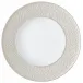 Mineral Irise Pearl Grey Flat plate with engraved rim Round 8.7 in.