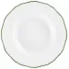 Touraine Double Filet Green French Rim Soup Plate Diam 9.0 in