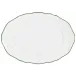 Touraine Double Filet Green Oval Platter 35 in. x 24 in.