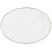 Touraine Double Filet Green Oval Platter 39 in X 28 in