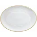 Italian Renaissance Filet Gold  Oval Platter Gold Filet